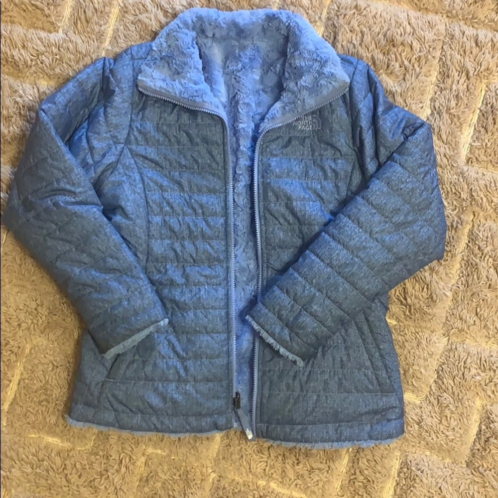 Northface Mossbud Swirl Jacket Periwinkle